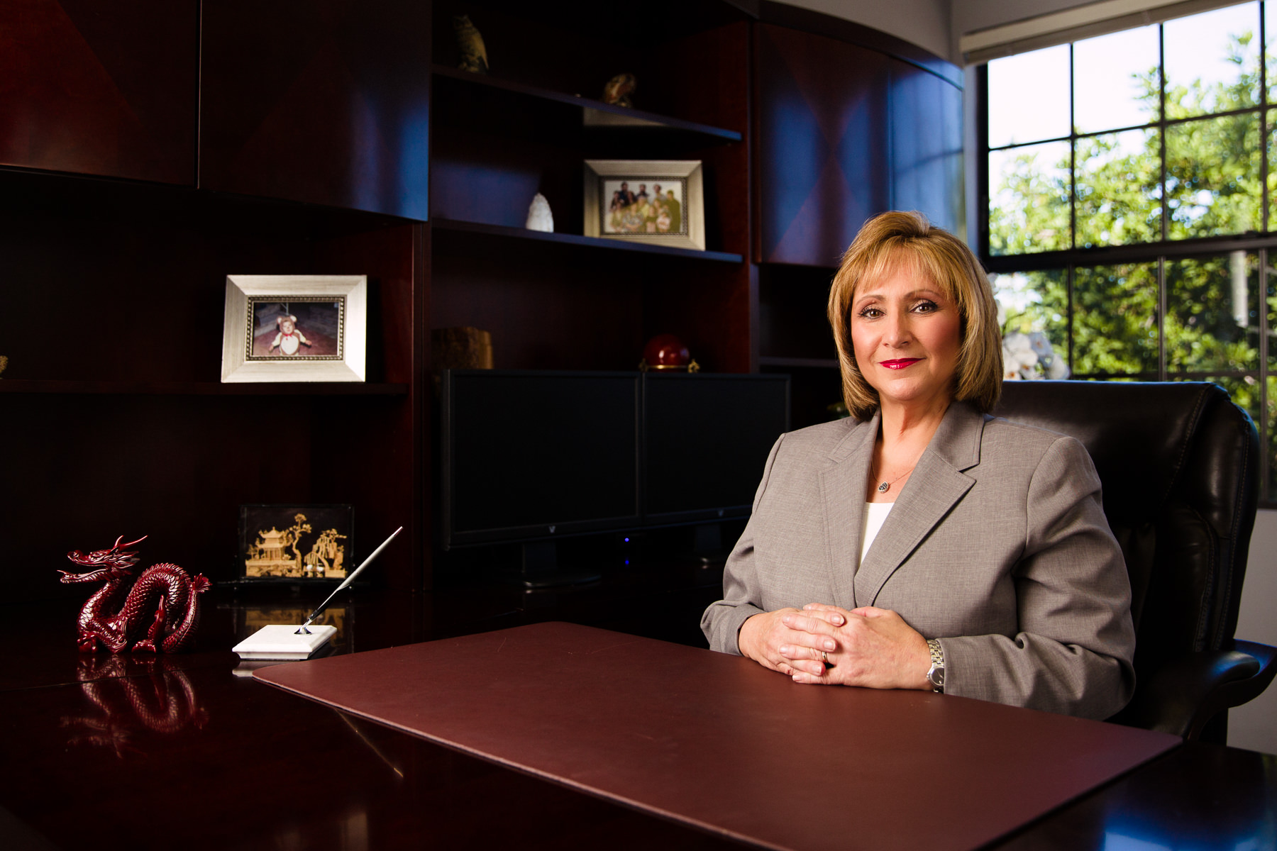 Attorney Diane Mancinelli at her desk